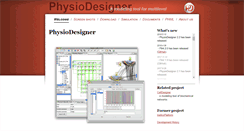 Desktop Screenshot of physiodesigner.org